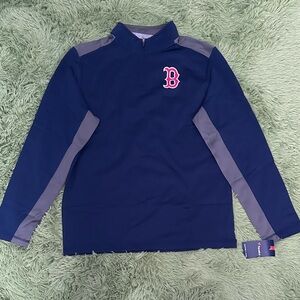 Fanatics Navy and Gray Pullover with Red Tag